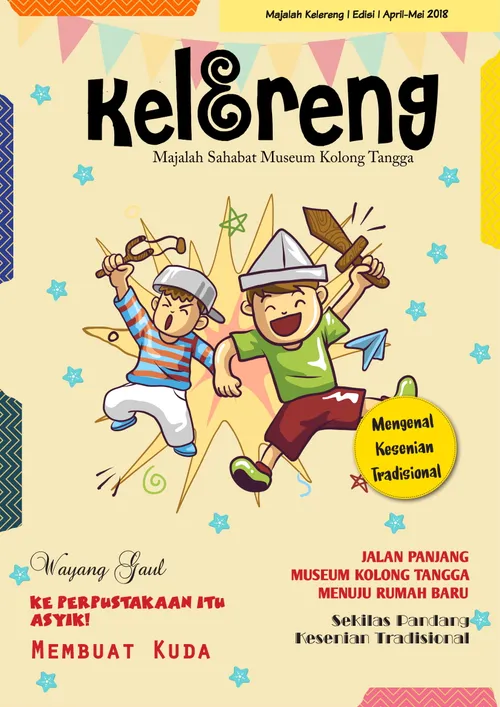Sampul Majalah Kelereng edisi terbaru